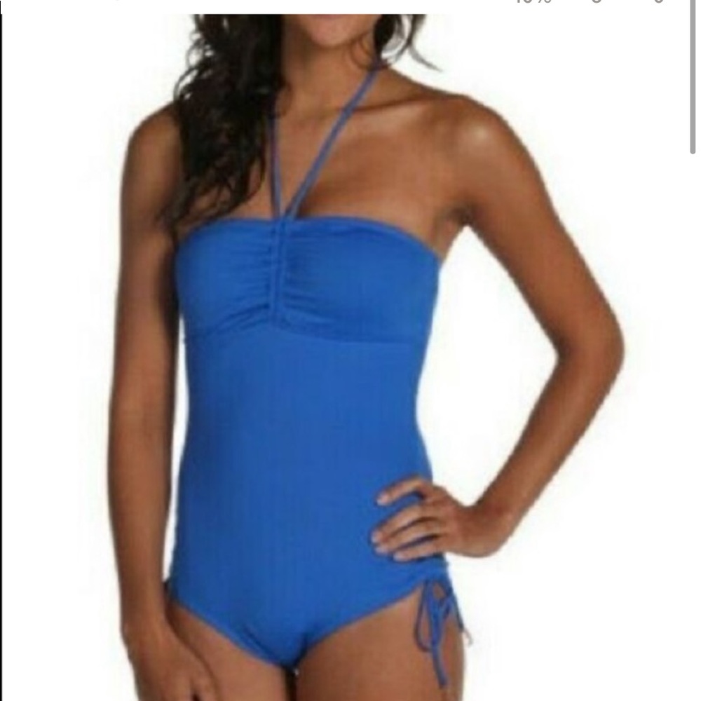 Juicy couture one piece blue halter swim - Picture 2 of 10